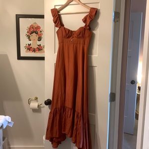 Farm Rio sleeveless maxi dress